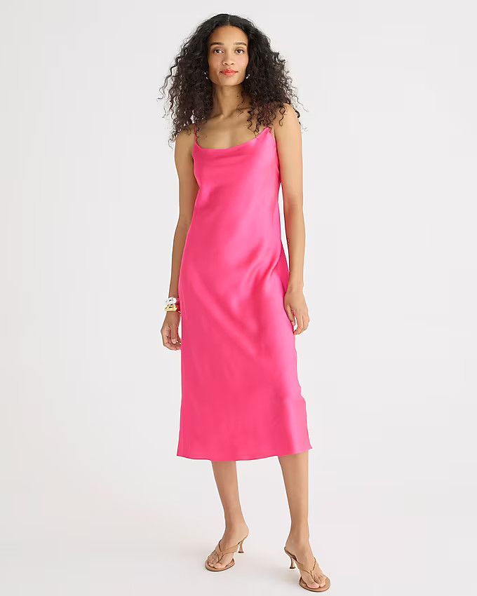 Gwyneth slip dress in luster charmeuse | J. Crew US