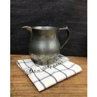 Stieff Pewter Pitcher Old Sturbridge Village Rustic Farmhouse Kitchen Decor Milk Or Water | Etsy (US)