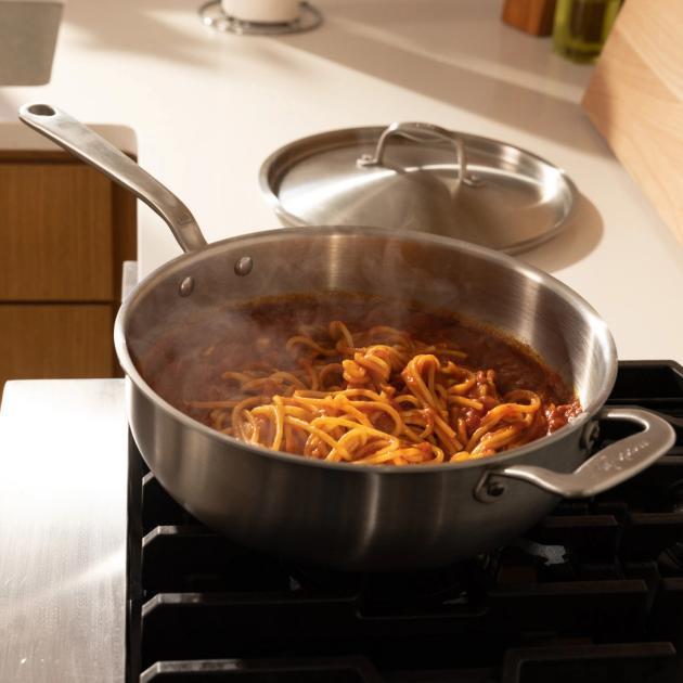 Stainless Clad Saucier | Made In Cookware