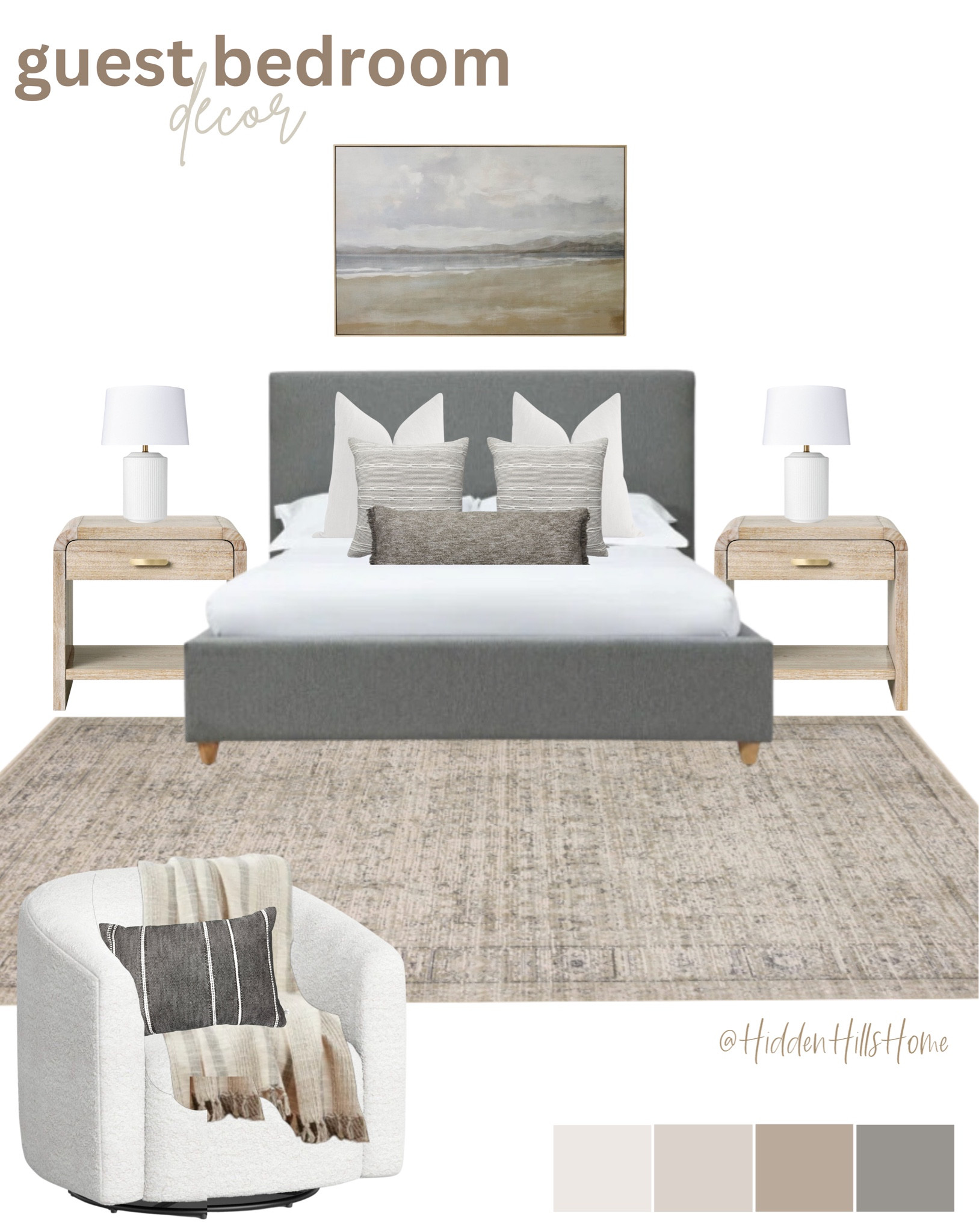 Guest bedroom decor, bedroom Inspo, bedding, guest bedroom ideas, home decor #bedroom #homedecor

#LTKhome #LTKsalealert #LTKstyletip