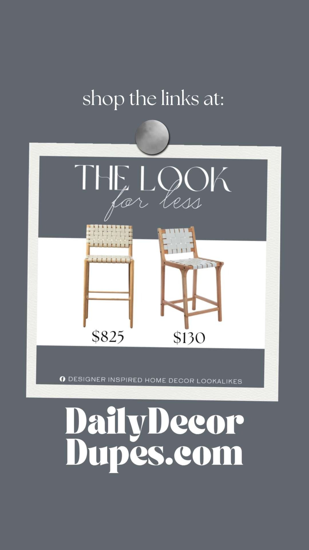 Inspired by McGee & Co Stool. Modern Counter Stool. Farmhouse Style Stool. Wooden Kitchen Stool. Coastal Style Counter Stool. Woven Seat Bar Chair. Chic Kitchen Stool. Elegant Island Stool. Contemporary Bar Stool. Coastal Style Counter Stool. 

Home more affordable option find copy cat similar look for less budget friendly affordable cheap cheaper beautiful pretty. Clearance sale coupon code discount code promo code luxury lookalike look a like Inspo inspiration inspired by idea ideas Love like these? I share multiple every day in my FB group.
#mcgeeandcoinspired #counterstool #stool #kitchenstool #wovenseat #woodenbarstool #kitcheninspo #coastalliving 

 #LTKSeasonal #LTKHome