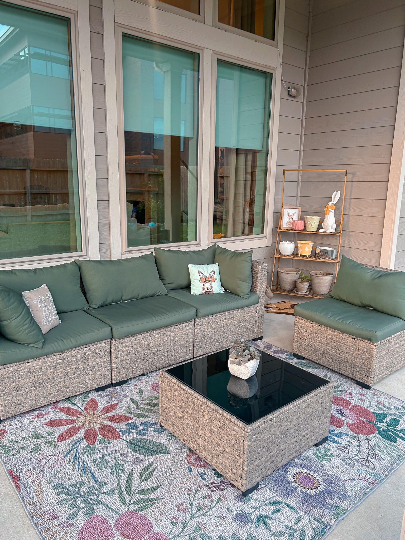 Our patio is ready for Spring ☺️🌱🌸🌼🌷💕🦋🩷

#LTKHome #LTKSeasonal