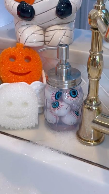 Spooky Eye Soap! Easy Decor Hack for  Halloween!

#LTKfamily #LTKSeasonal #LTKFind