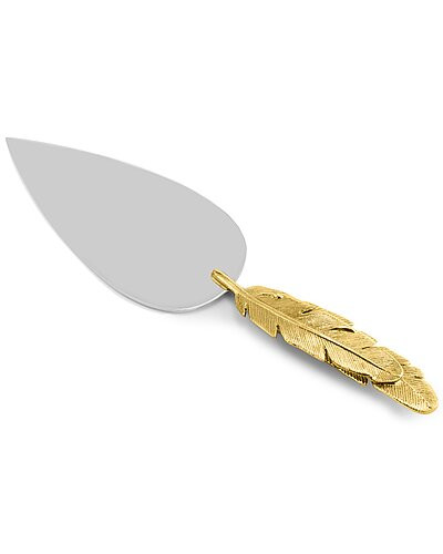 Gold Feather Cake Knife | Rue La La