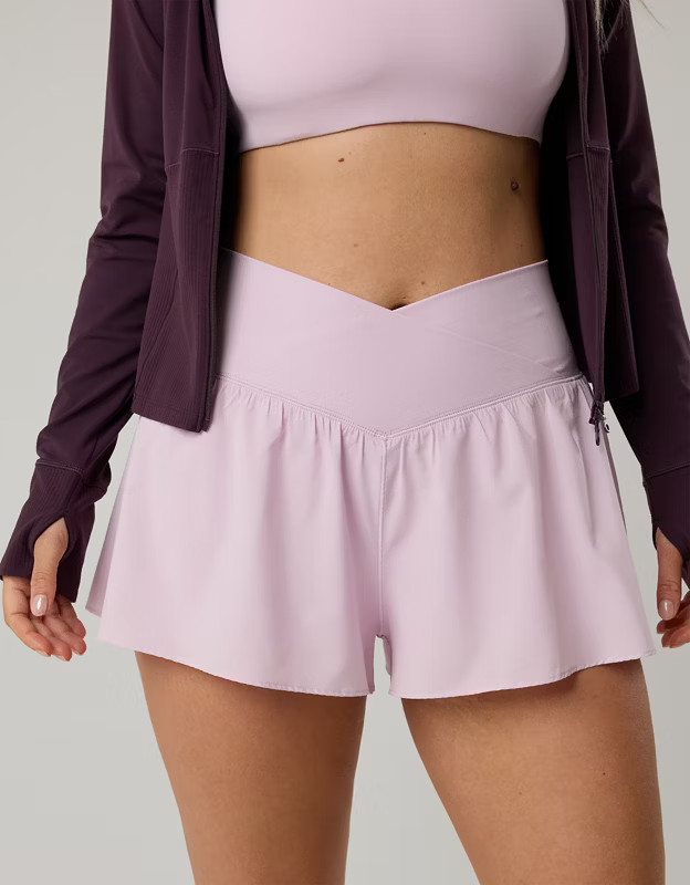 OFFLINE By Aerie Real Me Crossover Flowy Short | Aerie