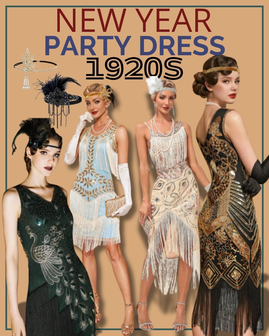 Channel your inner Gatsby glamour this New Year’s Eve! ✨🍸 Think fringe, sequins, and all that jazz for a 1920s-inspired party look that'll have you dancing into 2026.🖤 Ready to steal the spotlight? Shop my picks now! #NYEOutfit #1920sVibes #LTKNewYears #2026 #newyearpartydress #LTKfashion #newyearparty 

 #LTKHoliday #LTKParties

#LTKgrwm #LTKSeasonal #LTKMidsize