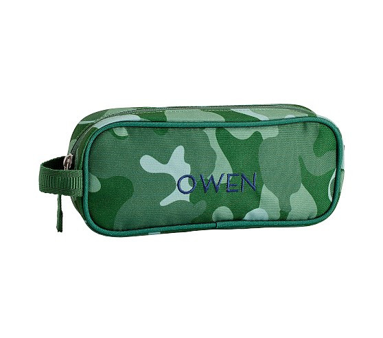 Mackenzie Green Classic Camo Pencil Case | Pottery Barn Kids