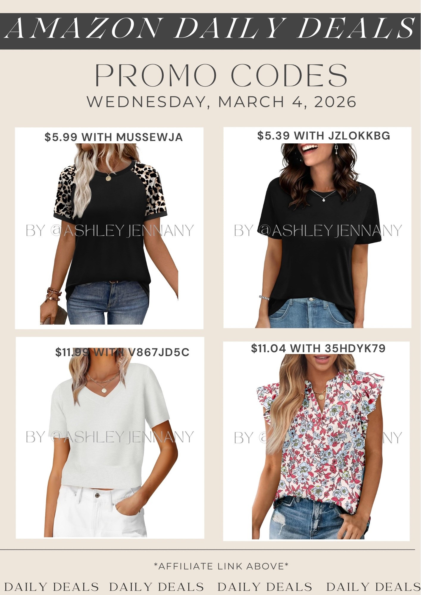 Amazon fashion deals on short sleeve tops 

#LTKMidsize #LTKSaleAlert #LTKSeasonal