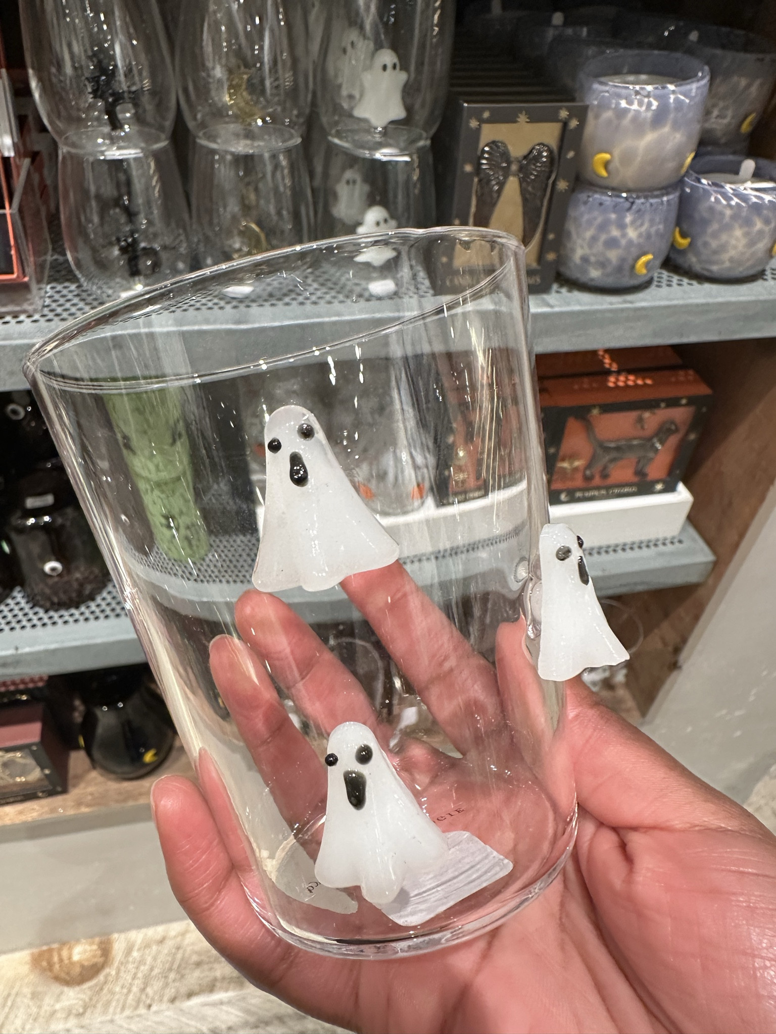 Halloween ghost glass mug 

#LTKSeasonal #LTKHome #LTKHalloween