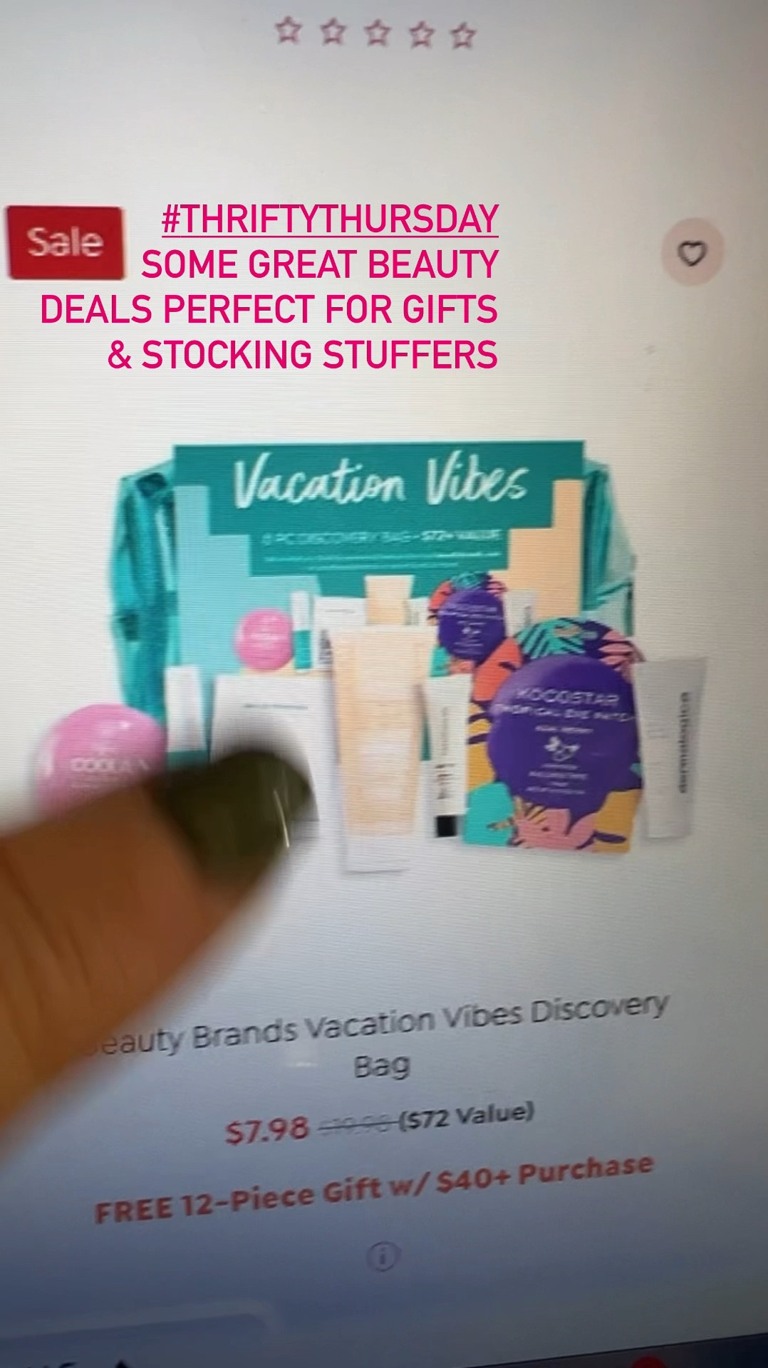 Best deal

Beauty bags valued at $66-79
NOW $7.98
And when you spend $40 you get a FREE beauty bag valued at $130

These are deals you  don’t want to miss!

Stock up for gifts 


#LTKSaleAlert #LTKGiftGuide #LTKBeauty