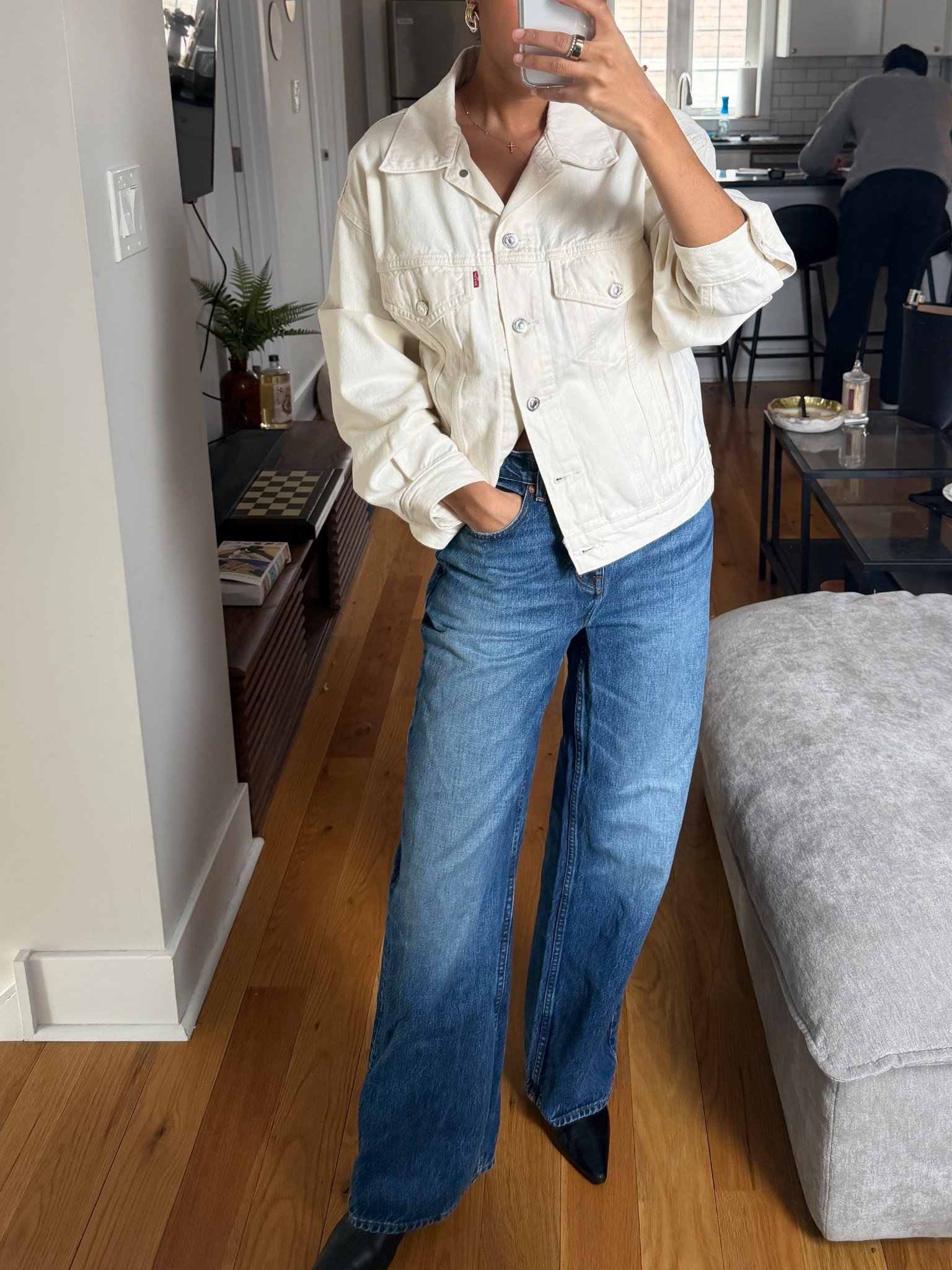 casual outfit, outfit of the day, ootd, denim jacket, baggy jeans 

#LTKgrwm #LTKootd