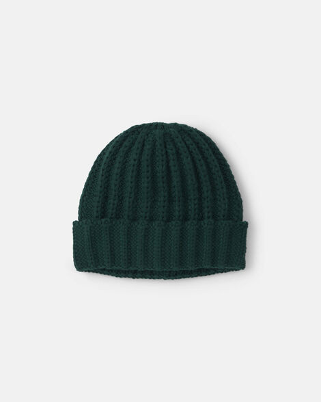 Toddler Boy Ribbed Beanie - Green | Carter's | Carter's Inc