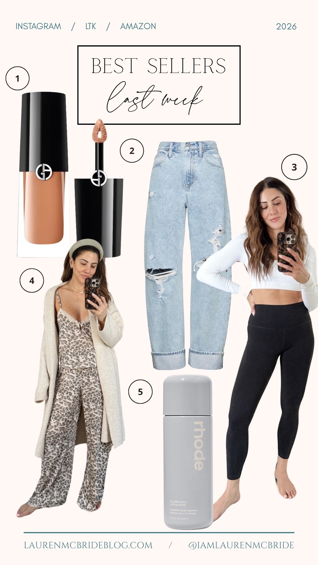 Everything you guys loved last week! 

#LTKActive #LTKBeauty #LTKootd