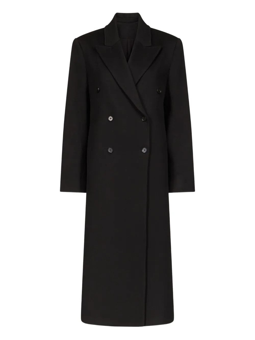 LouLou de Saison Rosco double-breasted coat - Black | Farfetch Global