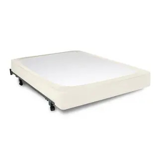 Leggett & Platt Sleep Plush StyleWrap Ivory Fabric Box Spring Cover (Full) | Bed Bath & Beyond
