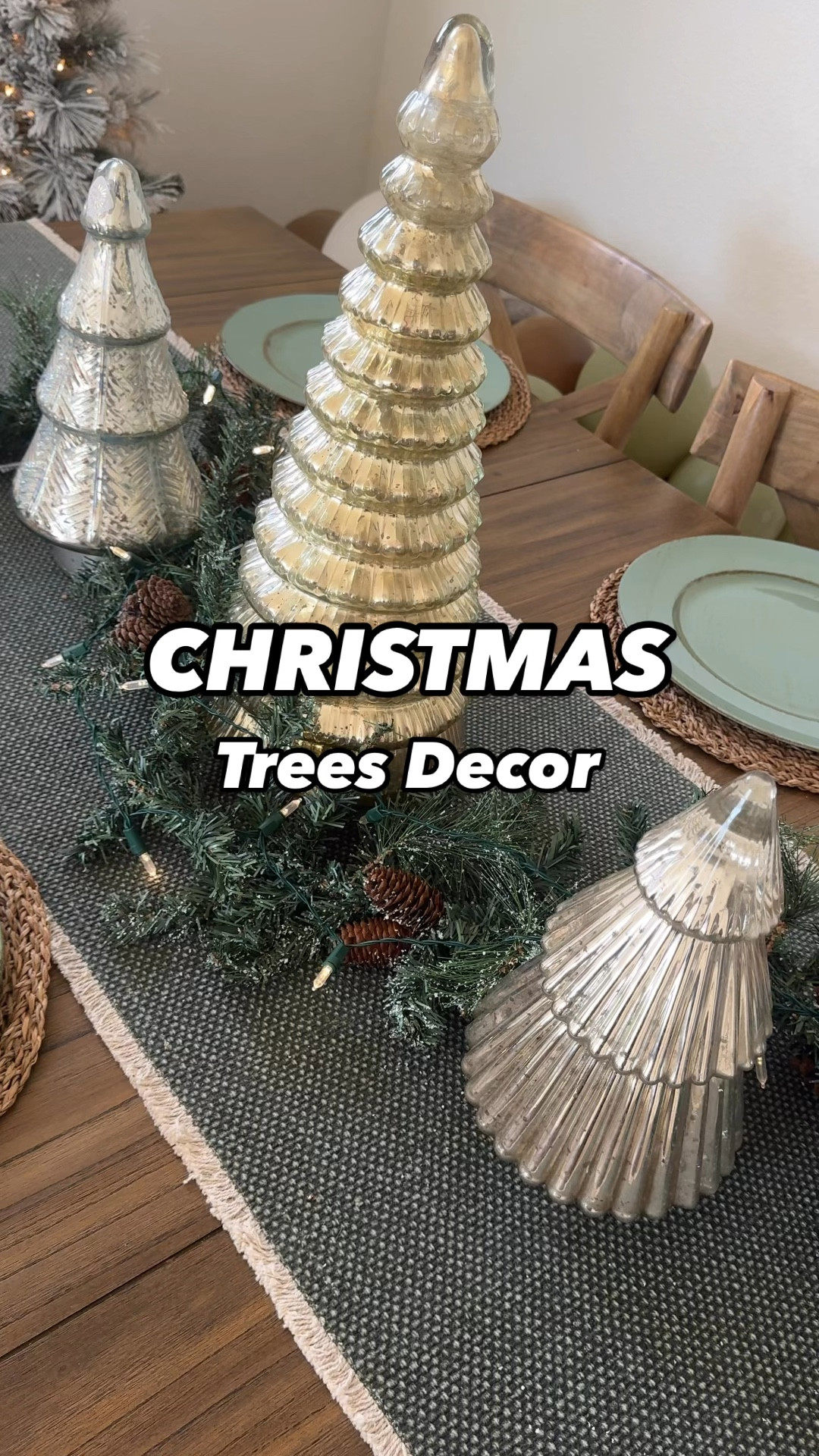 Christmas decor.
Silver pines. Christmas Iridescent Clear Glass Tree Table Décor or Mantel Decoration.
Amazon finds. Walmart finds. 


#LTKWatchNow #LTKGiftGuide #LTKHoliday