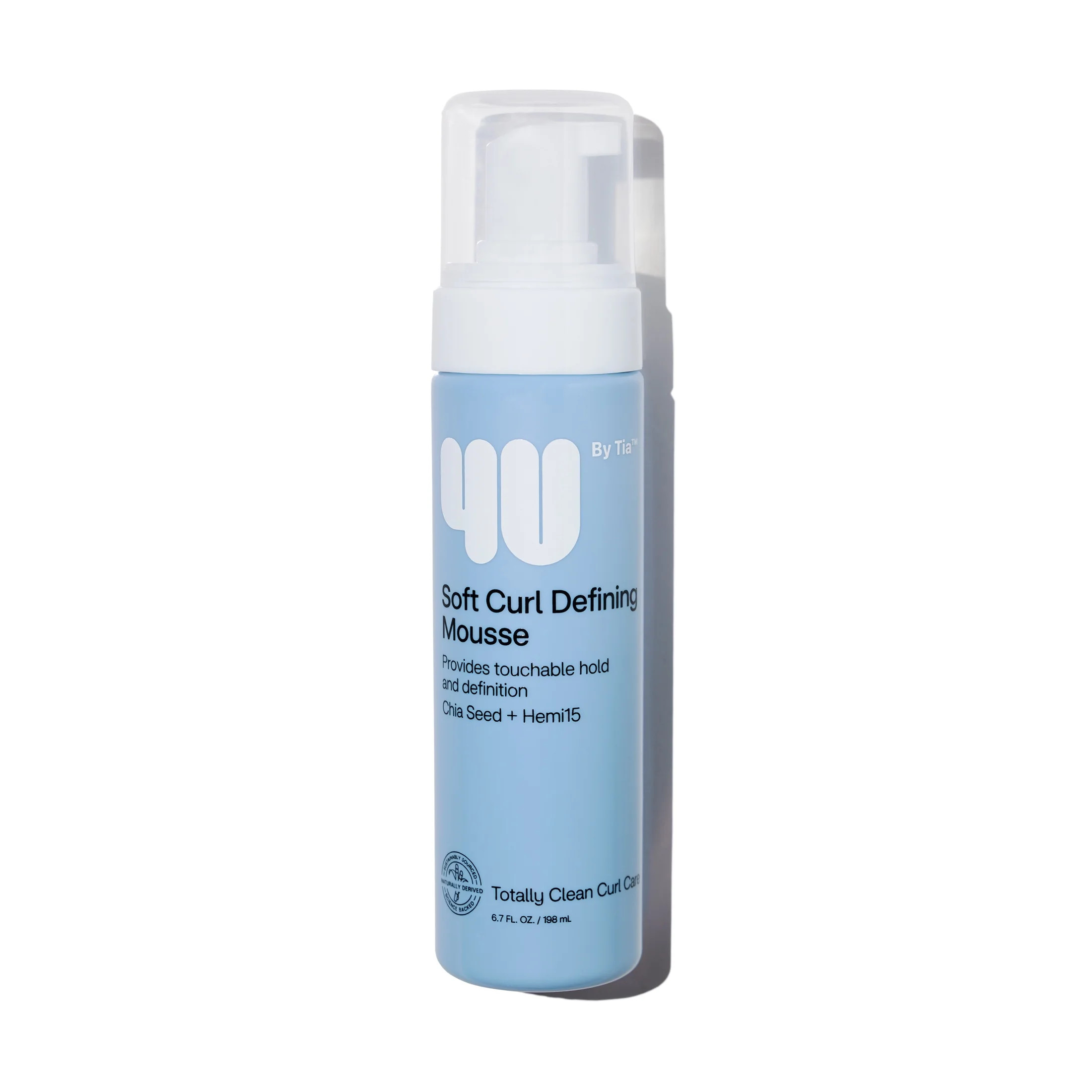 4U by Tia Soft Curl Defining Mousse with Chia Seed and Hemi15, 6.7 fl oz | Walmart (US)
