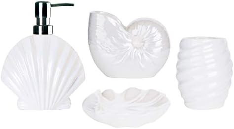Amazon.com: Wodlo - Seashore Bathroom Accessories Set - Complete Bath Accessory Sets Includes Soa... | Amazon (US)