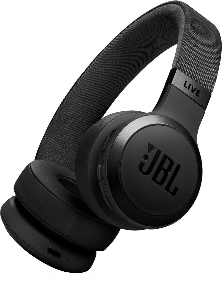 JBL - Live 670NC Wireless On-Ear Headphones with True Adaptive Noise Cancelling - 2024 - Black | Best Buy U.S.
