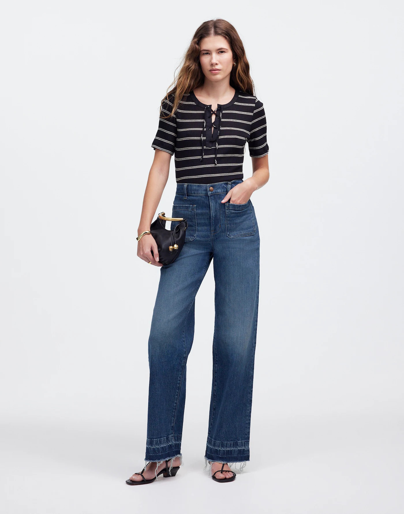 Emmett Wide-Leg Jean: Let Down Hem Edition | Madewell