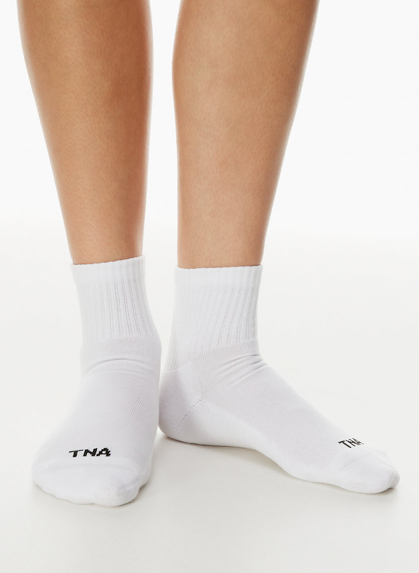 Tna Best-Ever Ankle Socks 5-Pack in White | Medium/Large | Cotton/Nylon/Polyester | Aritzia