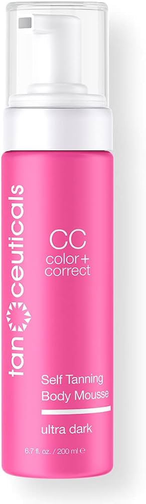 Tanceuticals CC Self Tanning Body Mousse - Self Tanner in Ultra Dark Shade - Healthy Ingredients ... | Amazon (US)