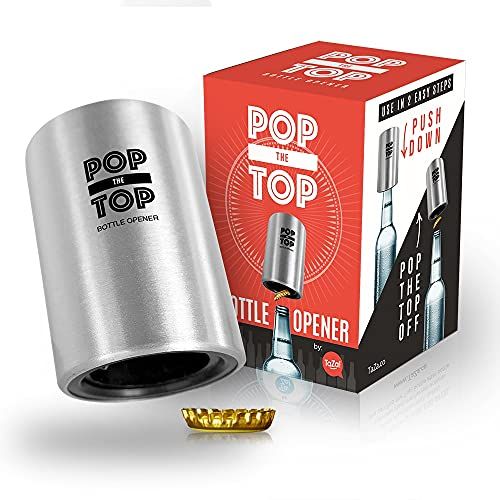 Pop-the-Top Beer Bottle Opener (Stainless): Automatic Bottle Opener, No Damage to Bottle Cap | Sprin | Amazon (US)
