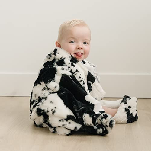 Trend Lab Cow Print Plush Baby Blanket | Amazon (CA)