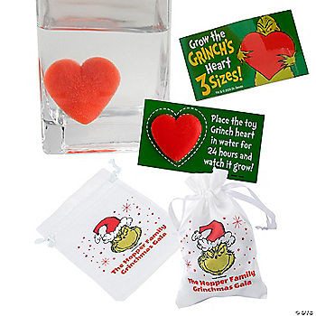 Personalized Dr. Seuss™ The Grinch Favor Bag & Heart Handout Kit for 48 | Oriental Trading | Oriental Trading Company