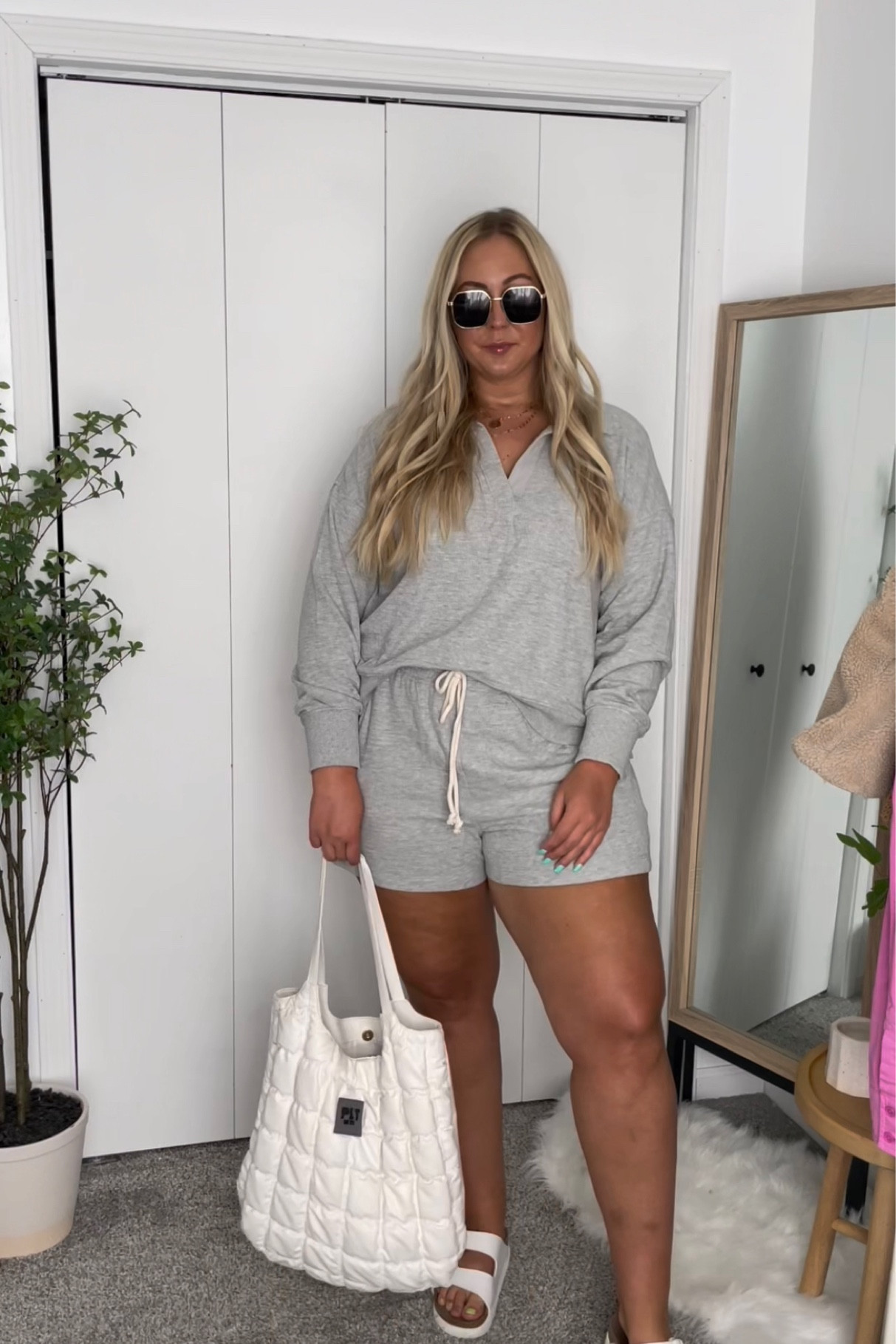 Comfy casual summer outfit ✨ 
Large top, xl bottoms

#LTKcurves #LTKstyletip #LTKfit