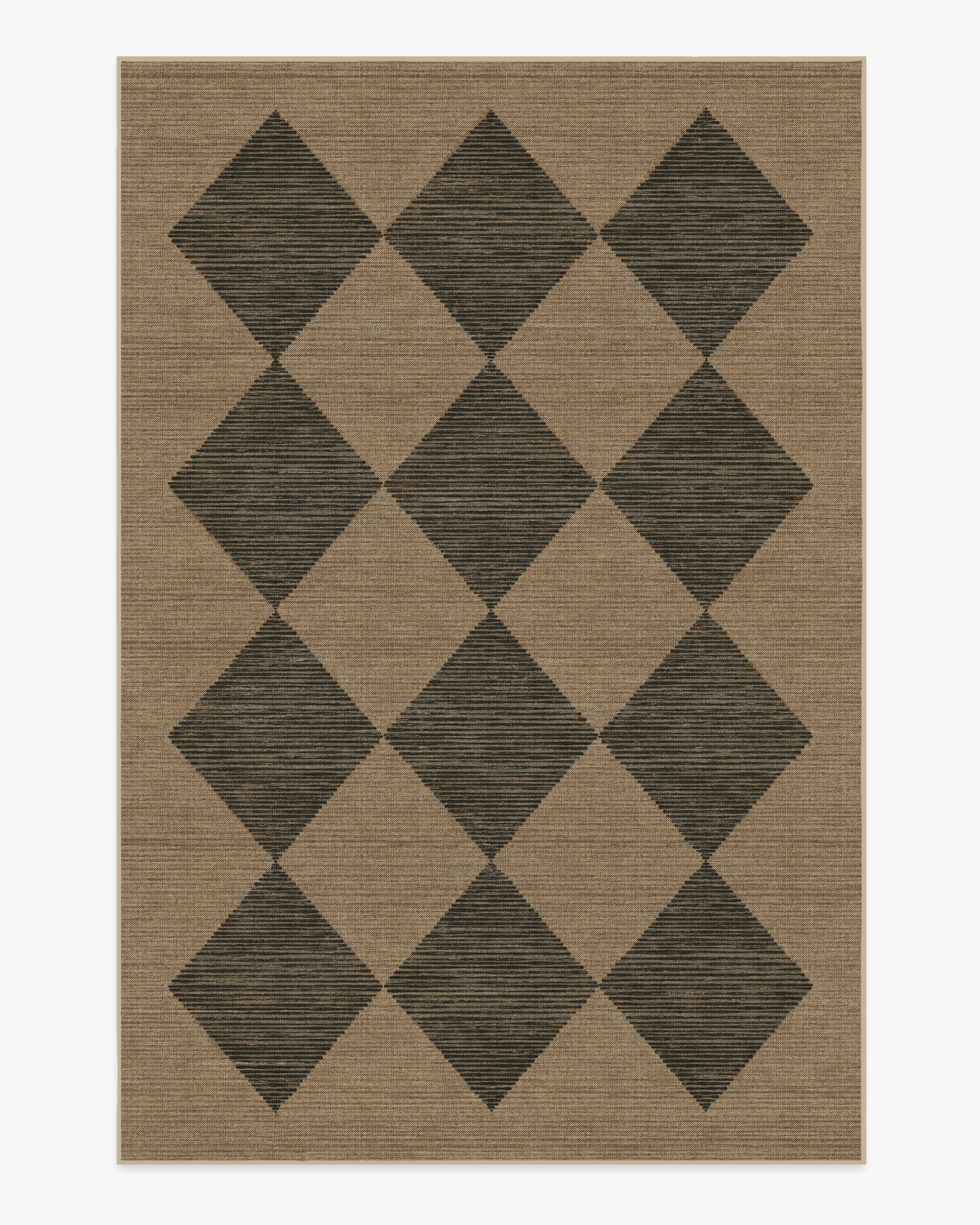 goop Salerno Soft Black Re-Jute Rug | Ruggable