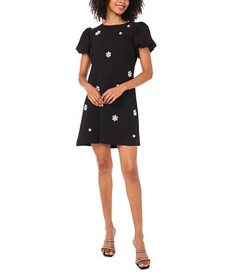 CeCeWomen's Embellished Swing Dress | Macy's