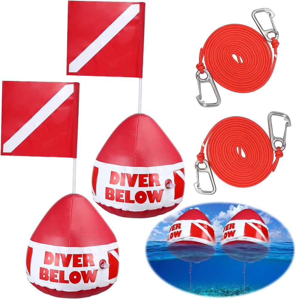 Maitys Dive Flag Float Freediving Rope Set Inflatable Signal Floater | Amazon (US)