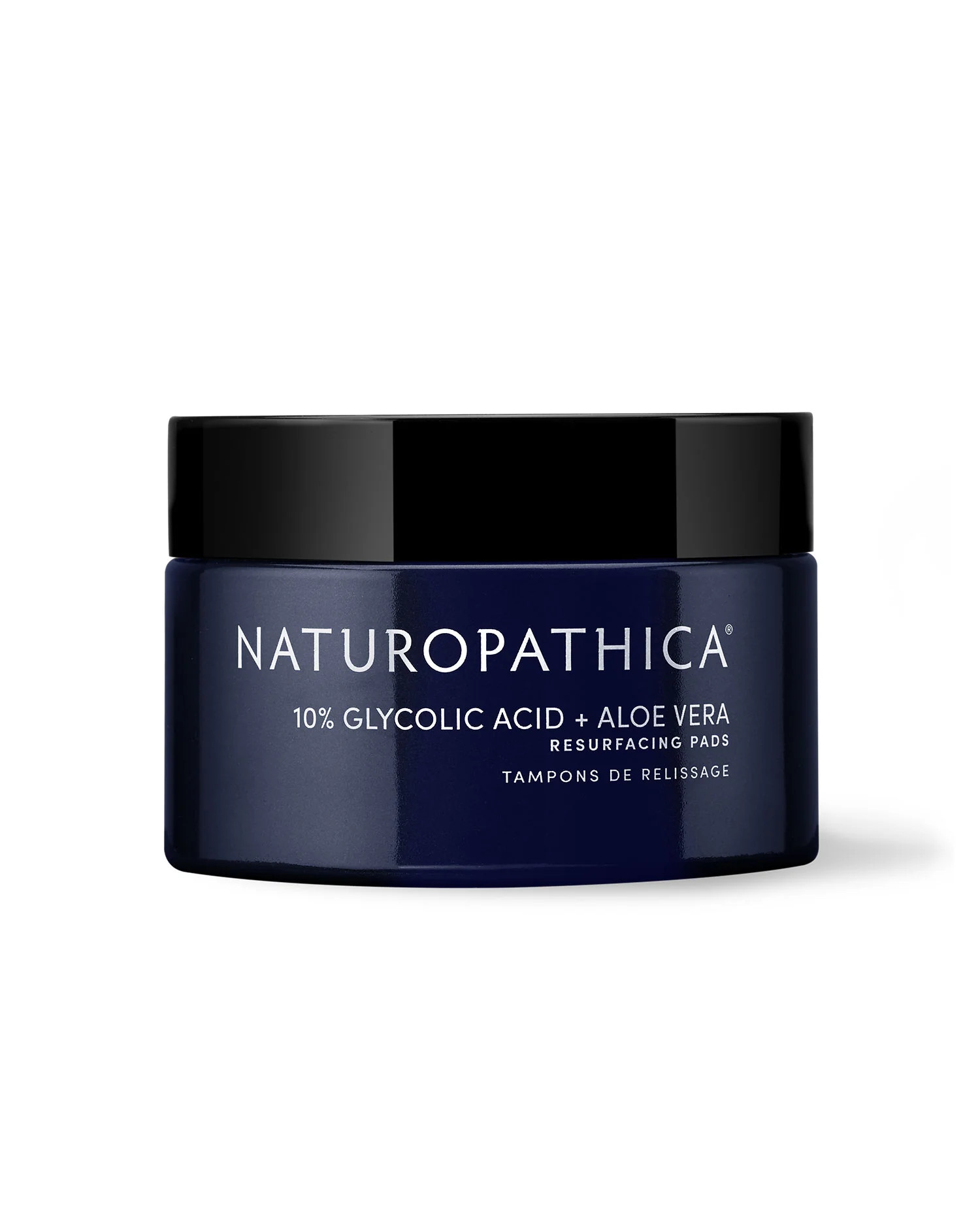 10% Glycolic Acid + Aloe Vera Resurfacing Pads | Naturopathica