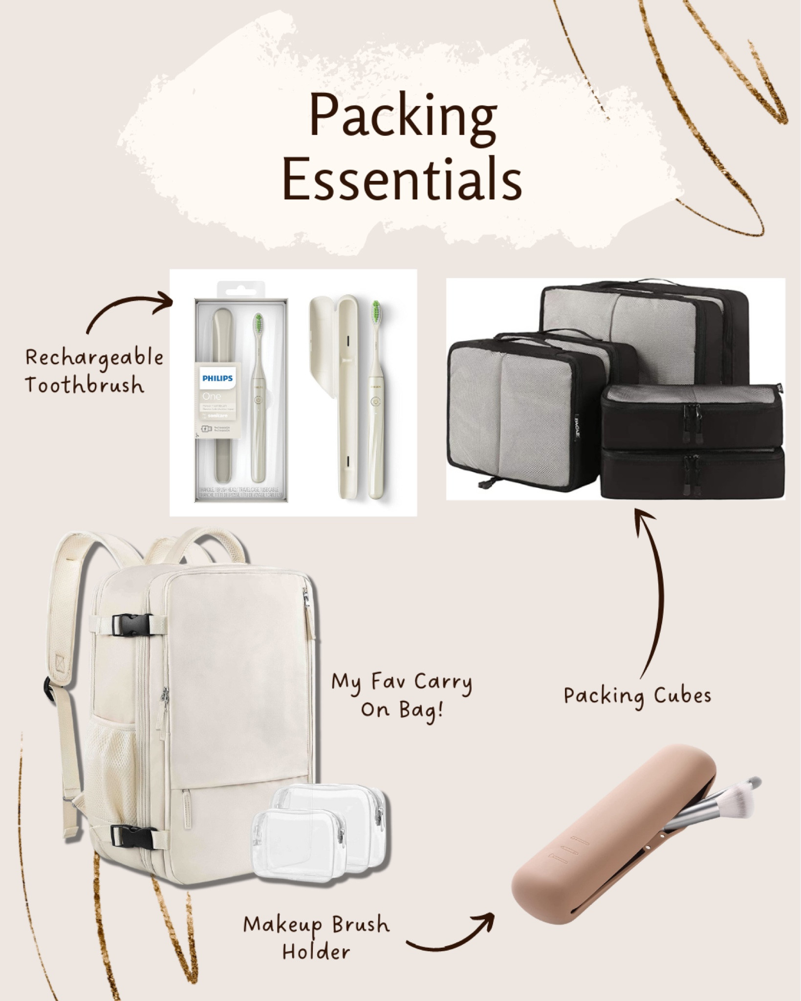 Since I have been traveling more, I have been trying to be more efficient. 

Here are my fav travel essentials right now! 

#LTKunder50 #LTKtravel #LTKFind