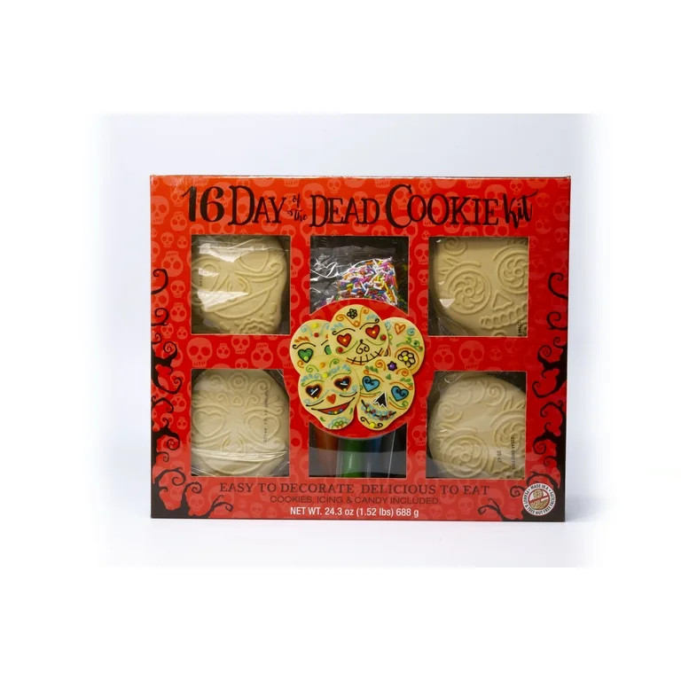 Freshness Guaranteed Day of the Dead Cookie Kit, 24.3 OZ, 16ct | Walmart (US)