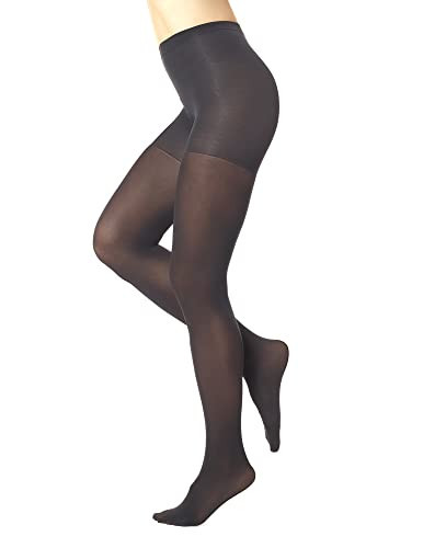 HUE Women's Shaper Opaque Tight, Black , 2 | Amazon (US)