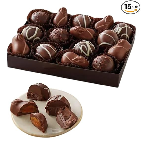 Harry & David Heritage Chocolate Assortment - 15 Count (9Oz Box), Assorted Chocolates, Dark Choco... | Amazon (US)