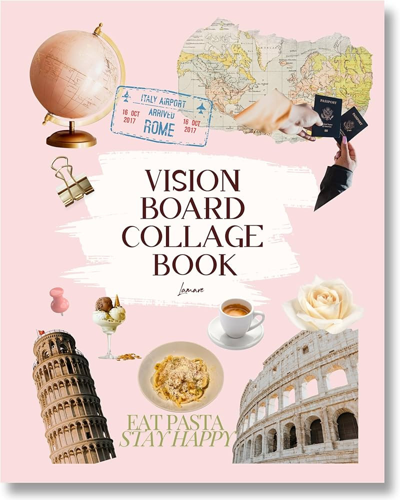 Lamare Vision Board Collage Book - Vision Board Images, Vision Board Supplies, Vision Board Kit f... | Amazon (US)