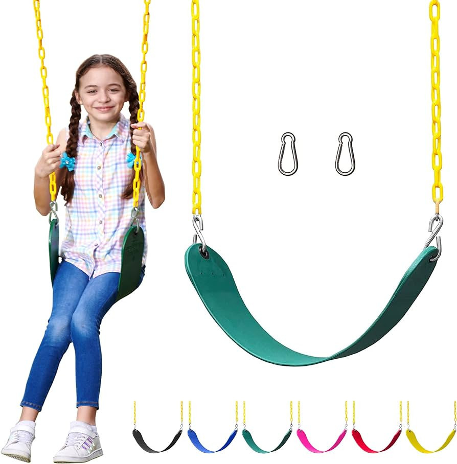Jungle Gym Kingdom Swing for Outdoor Swing Set - Pack of 1 Swing Seat Replacement Kit with Heavy ... | Amazon (US)