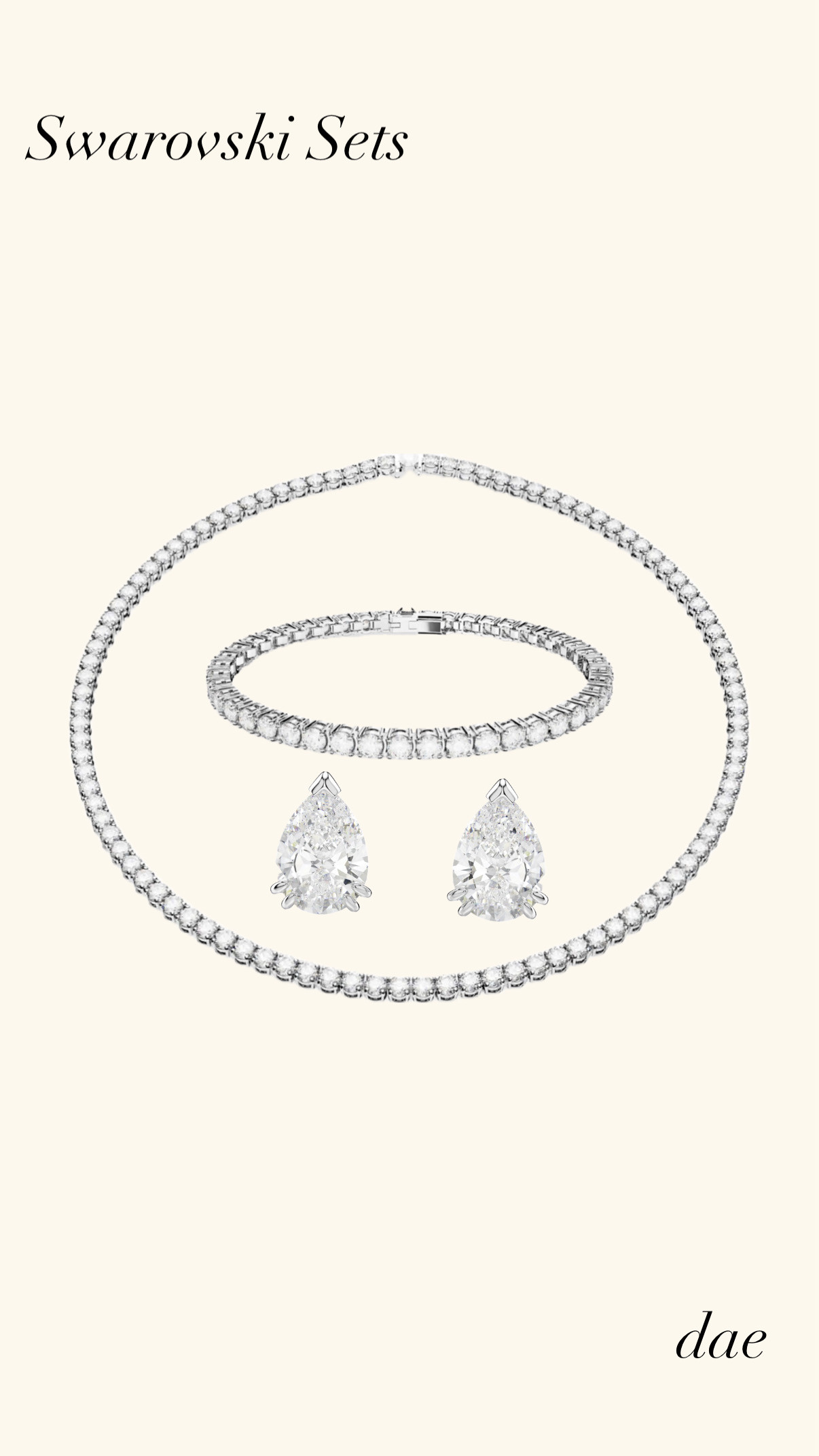 Swarovski Jewelry Set!

Beautiful Swarovski jewelry sets featuring coordinated necklaces, earrings, and bracelets. Perfect for gifting, weddings, events, or a polished everyday look. These crystal sets bring timeless elegance and effortless styling. Curated by dae. 
#SwarovskiJewelry #JewelrySets #CrystalJewelry #GiftIdeas #ElegantJewelry #AllThingsJewelry #JewelryFinds #swarovski 

 #LTKootd #LTKmomlife #LTKselfcare