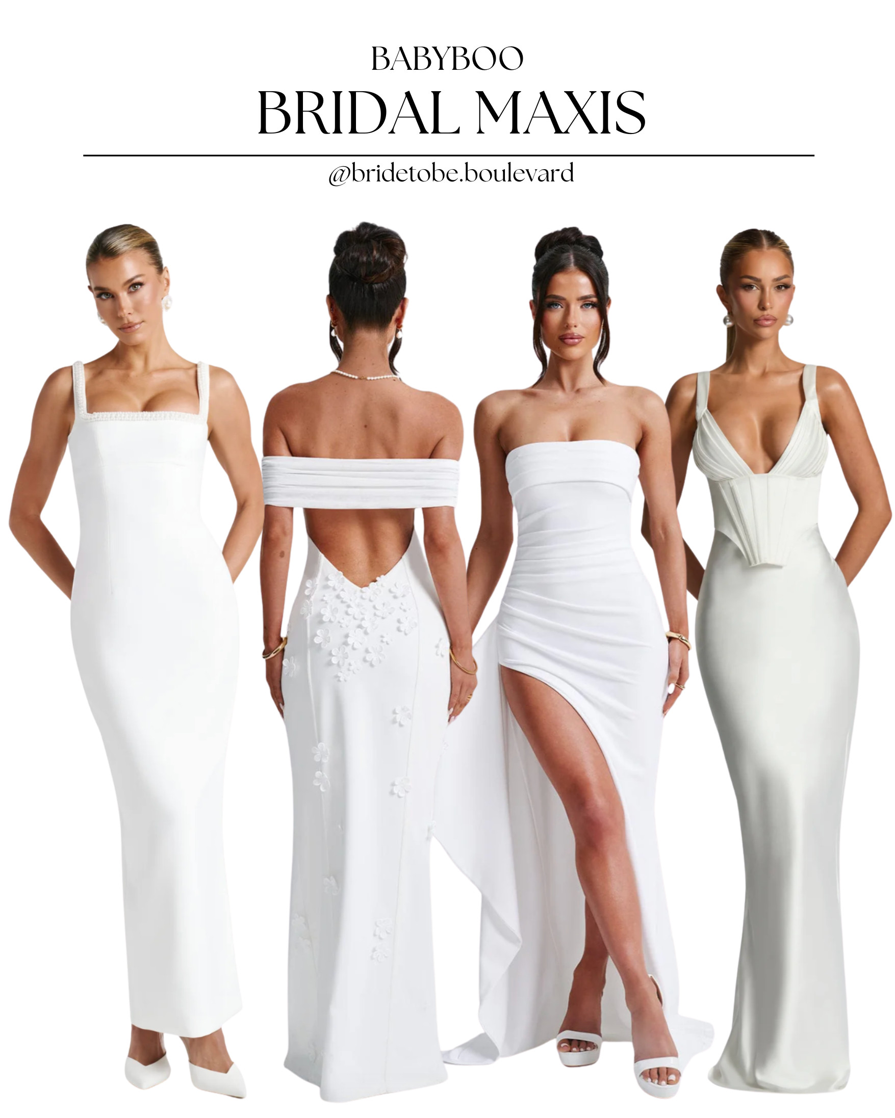 Babyboo Statement Pieces💍

Babyboo’s maxi dresses are giving main character bride energy 💫 

From timeless white to glam details, I’ve linked every style for you to shop. Grab your fave before they sell out 🤍

#bridalshower #engagementparty #rehearsaldinner #bridalbrunch #weddingguestdress 

 #LTKParties #LTKWedding
