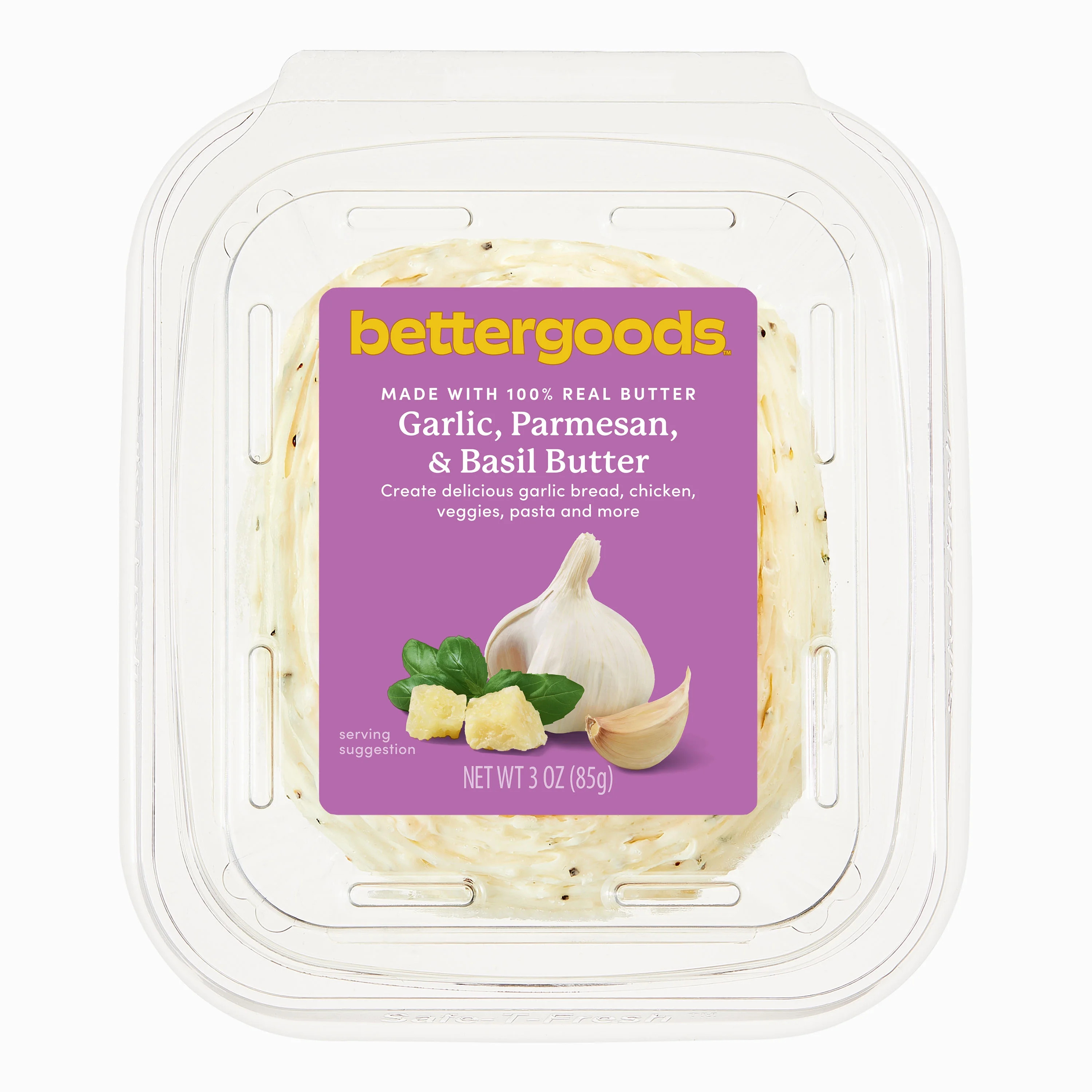 bettergoods Garlic, Parmesan, & Basil Butter, 3 oz | Walmart (US)