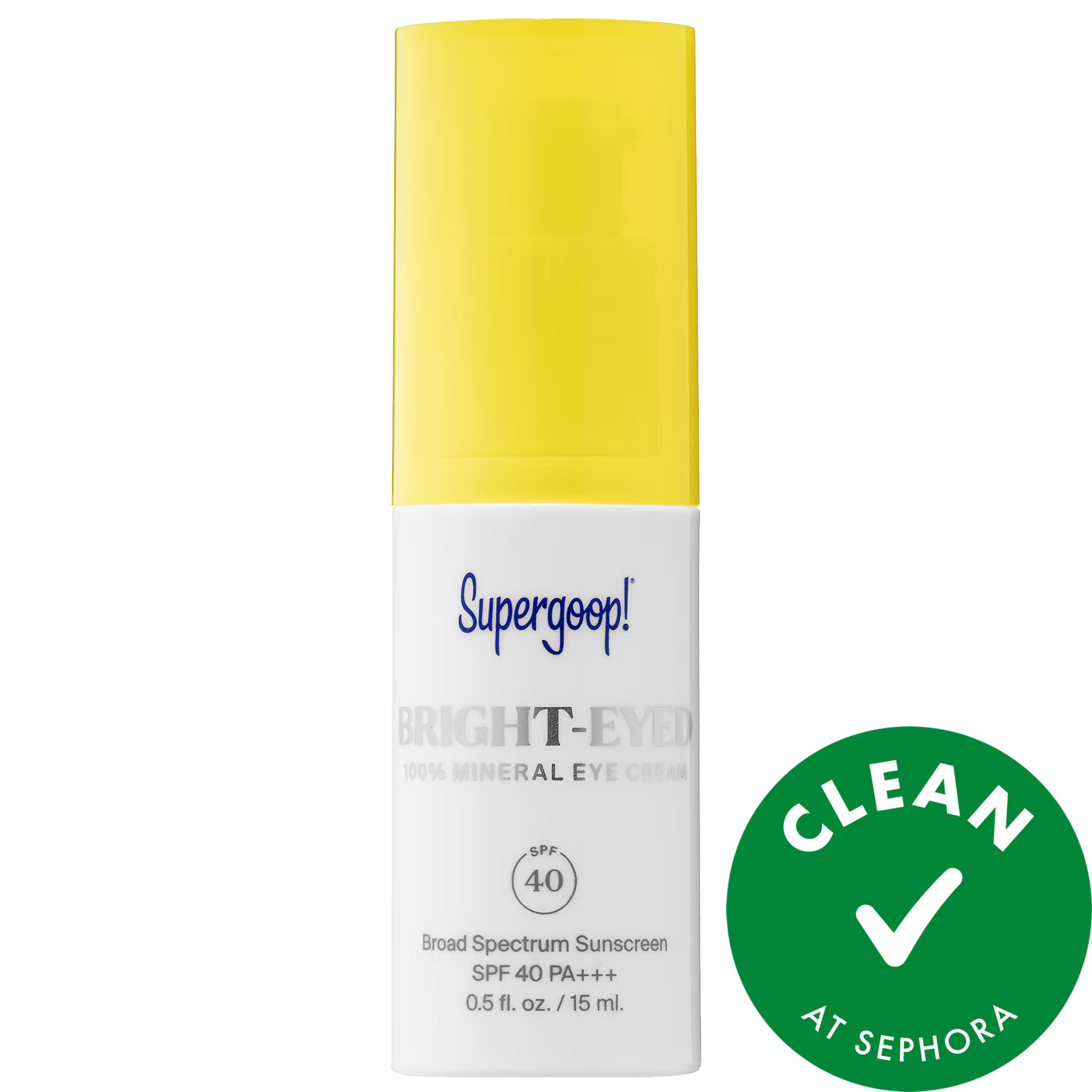 Supergoop! 100% Mineral Bright-Eyed Eye Cream SPF 40 0.5 oz/ 15 mL | Sephora (US)