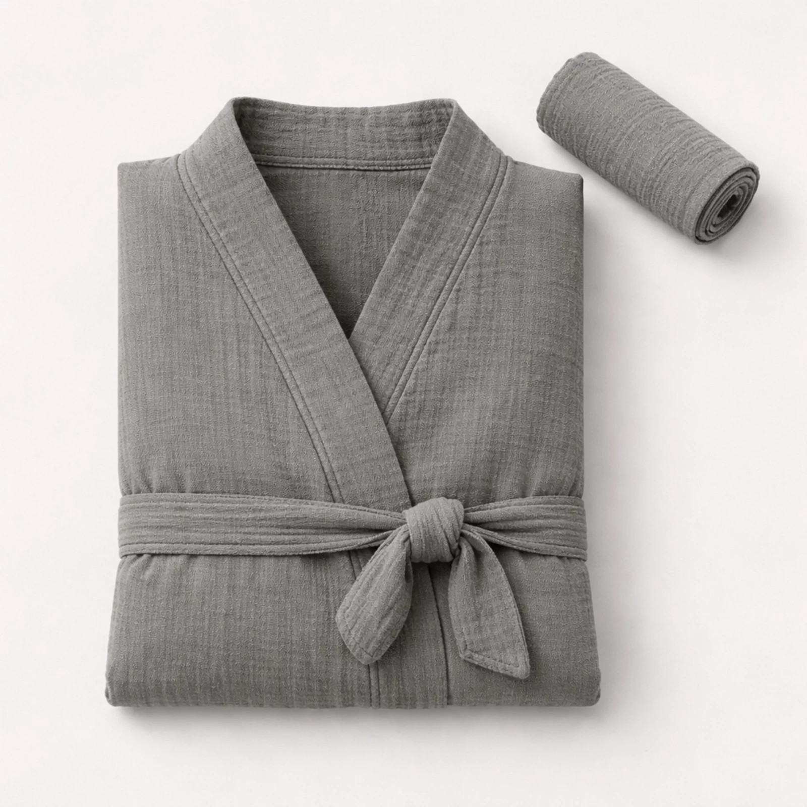 Maren %100 Turkish Cotton Muslin Robe + Hair Towel Set | Kohl's