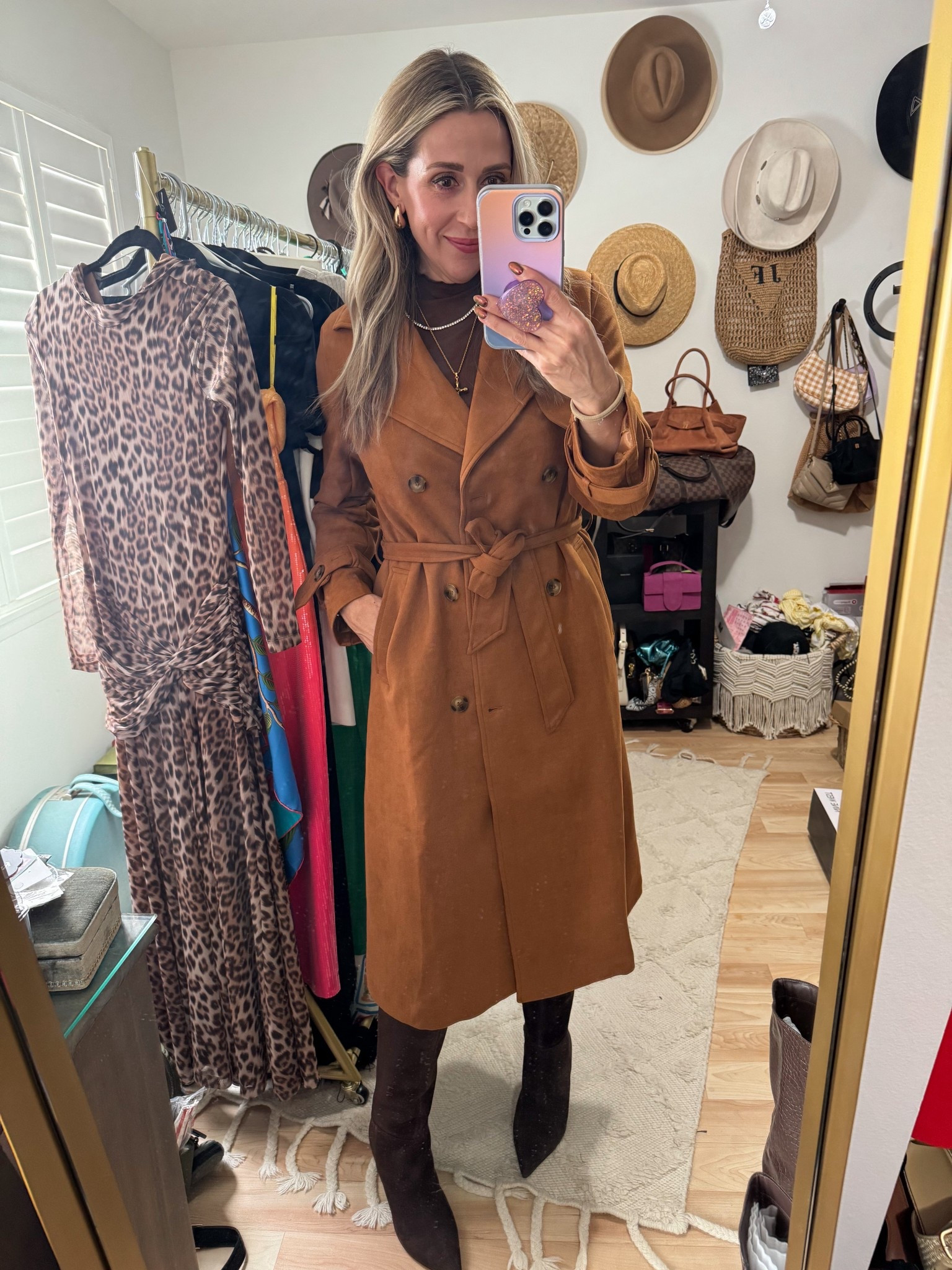 This coat is amazing and under $50!!!  I bought it in camel but will be definitely getting the brown color as well. The nice quality was definitely better than expected and it runs true to size ! Wearing a medium! Also linked my boots 👢 

#LTKCyberWeek #LTKFindsUnder50 #LTKSeasonal