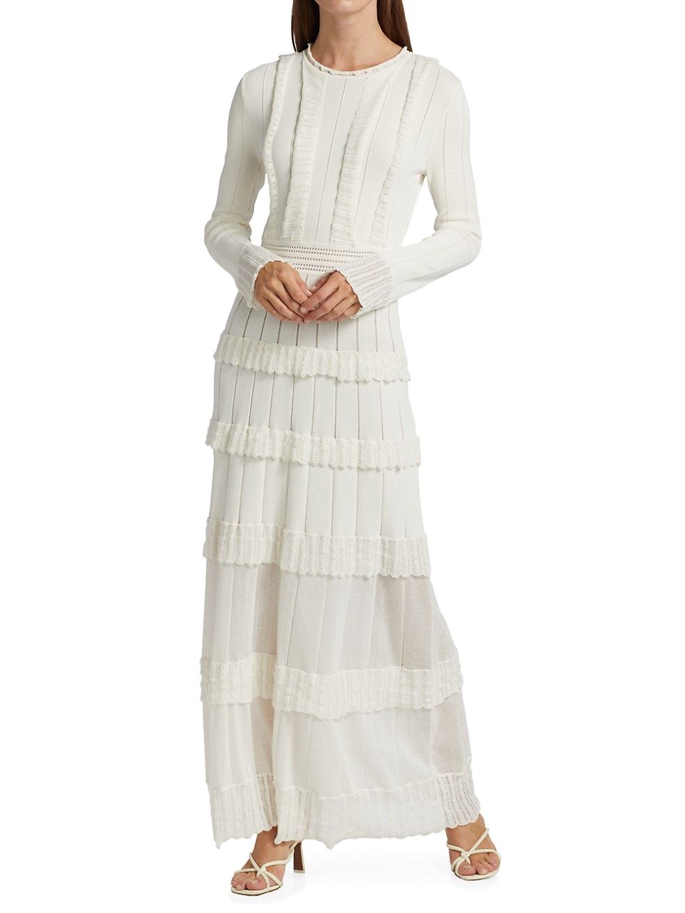 Long-Sleeve Knit Midi-Dress | Saks Fifth Avenue