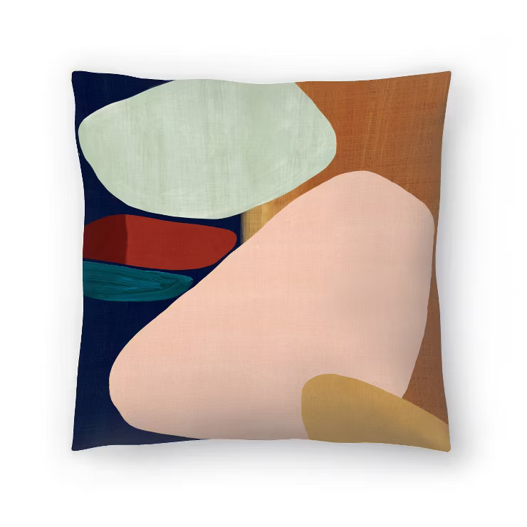 Americanflat Stacking Pebbles Ii by Pi Creative Art Throw Pillow | Target