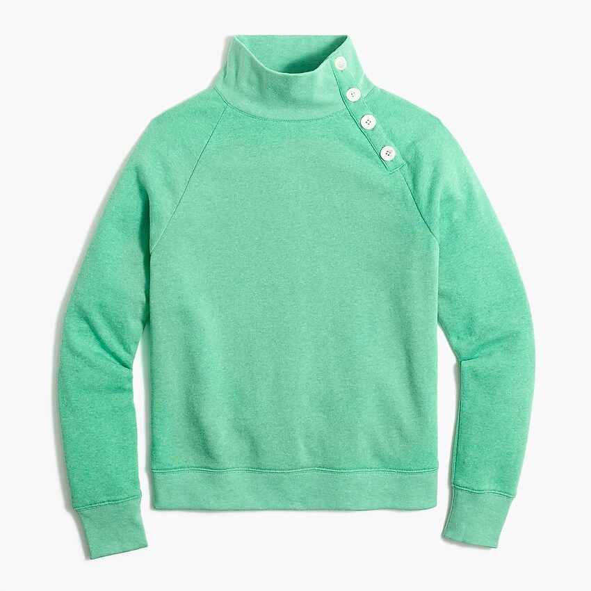 Button-collar pullover sweatshirt | J.Crew Factory