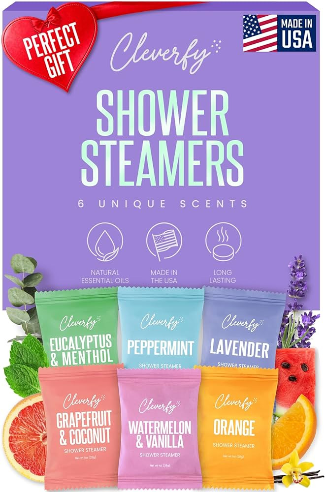 Cleverfy Shower Steamers Aromatherapy - Valentines Day Gifts for Her, Him, Women, Daughter, Mom, ... | Amazon (US)